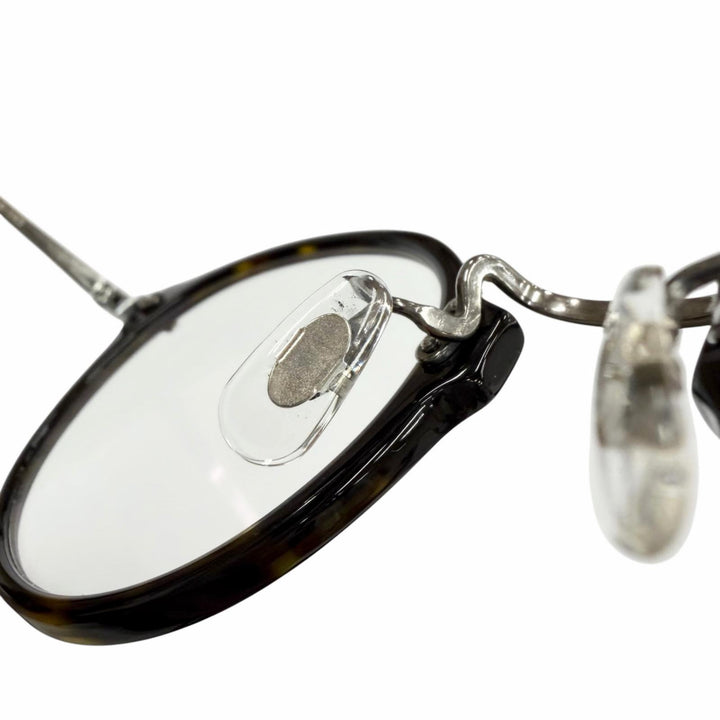 Excellent EYEVAN Glasses 7285 Tortoiseshell Pattern Boston black mens E-0507