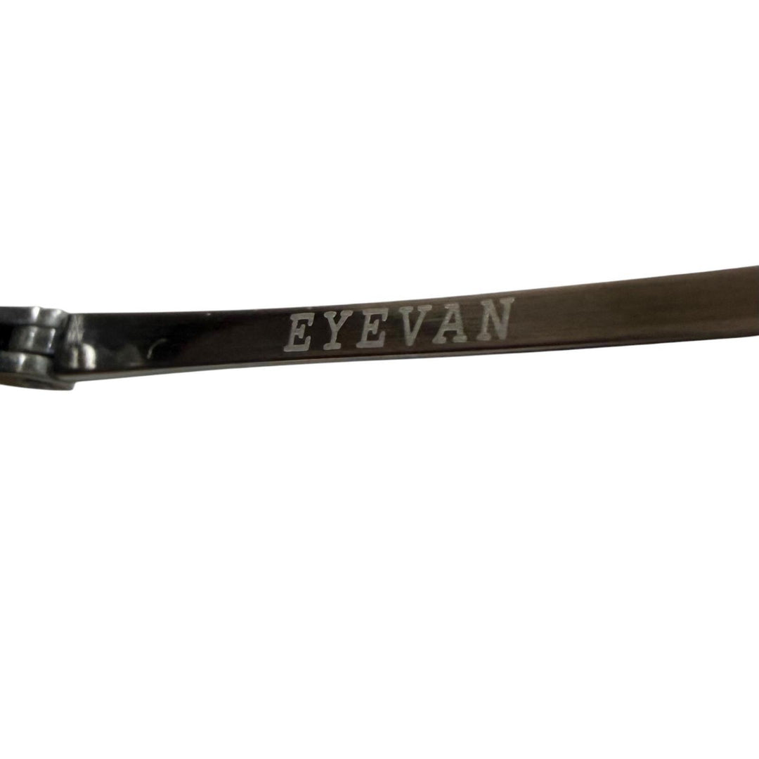 Excellent EYEVAN Glasses 7285 Tortoiseshell Pattern Boston black mens E-0507
