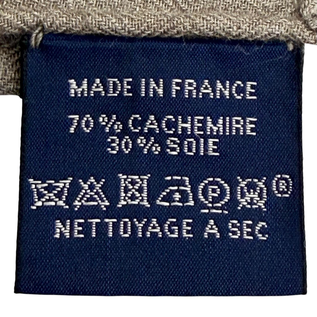 Excellent HERMES scarf Springs Bandana Carre 140 Carrejean cashmere Women