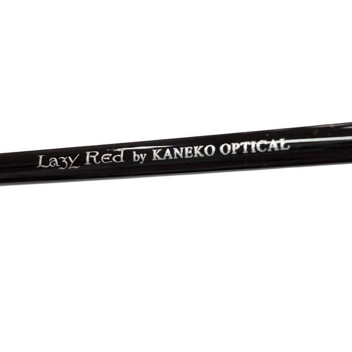 Excellent Lazy red by Kaneko optical sunglasses Boston black mens L056