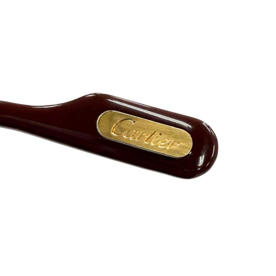 Great Cartier Glasses Santos Two Bridges Teardrop gold mens