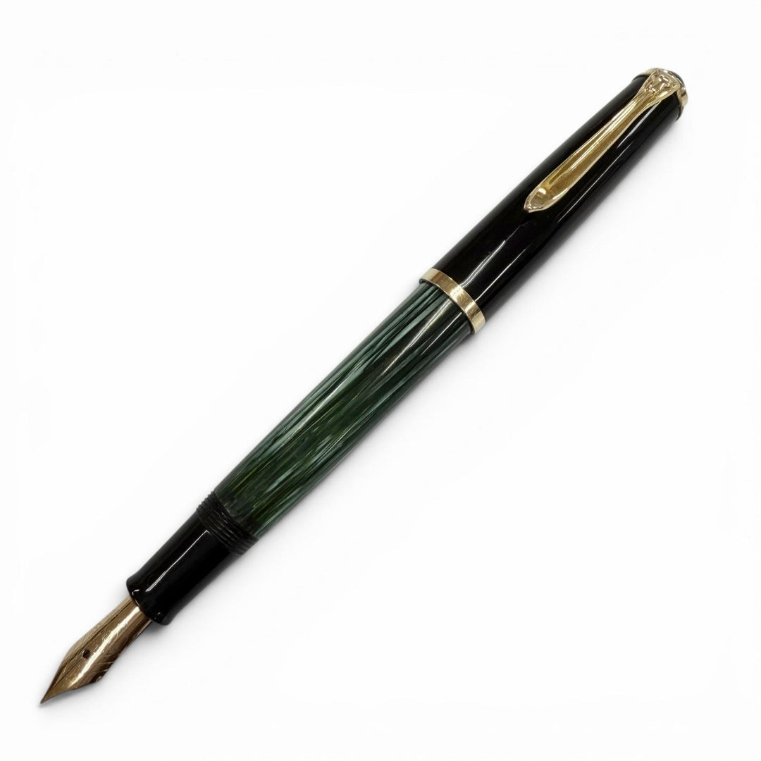 Very Good PERIKAN fountain pen Souverän 400 black 14K mens