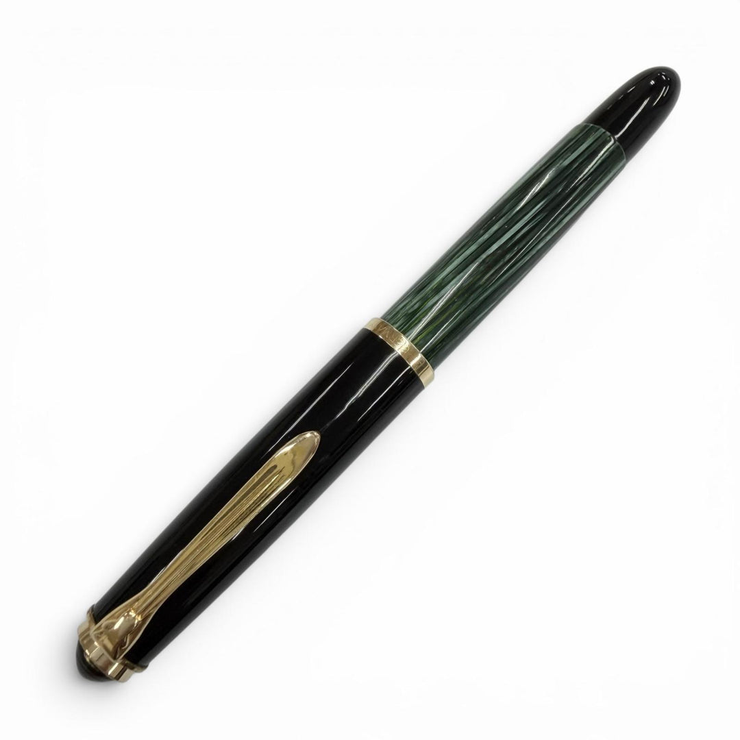 Very Good PERIKAN fountain pen Souverän 400 black 14K mens