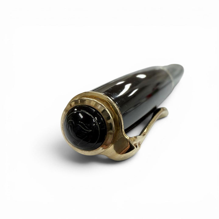 Very Good PERIKAN fountain pen Souverän 400 black 14K mens