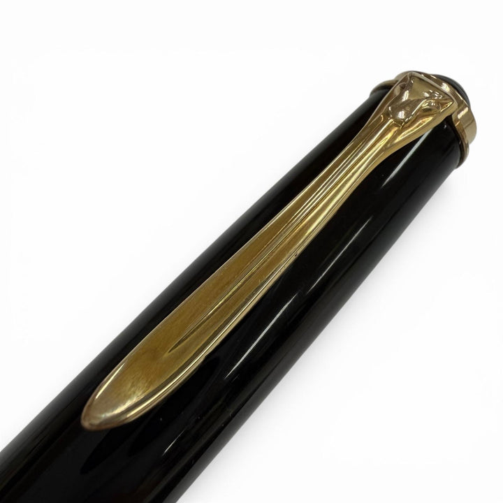 Very Good PERIKAN fountain pen Souverän 400 black 14K mens