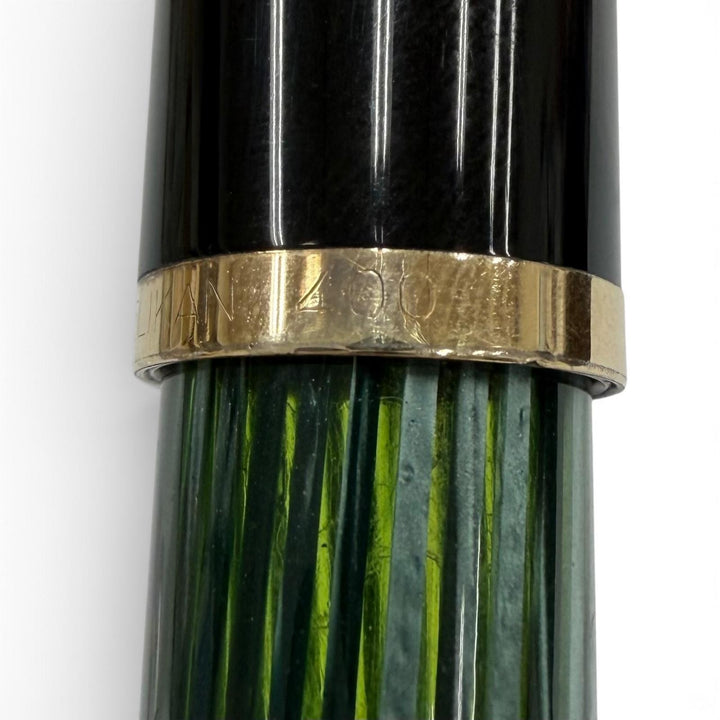 Very Good PERIKAN fountain pen Souverän 400 black 14K mens