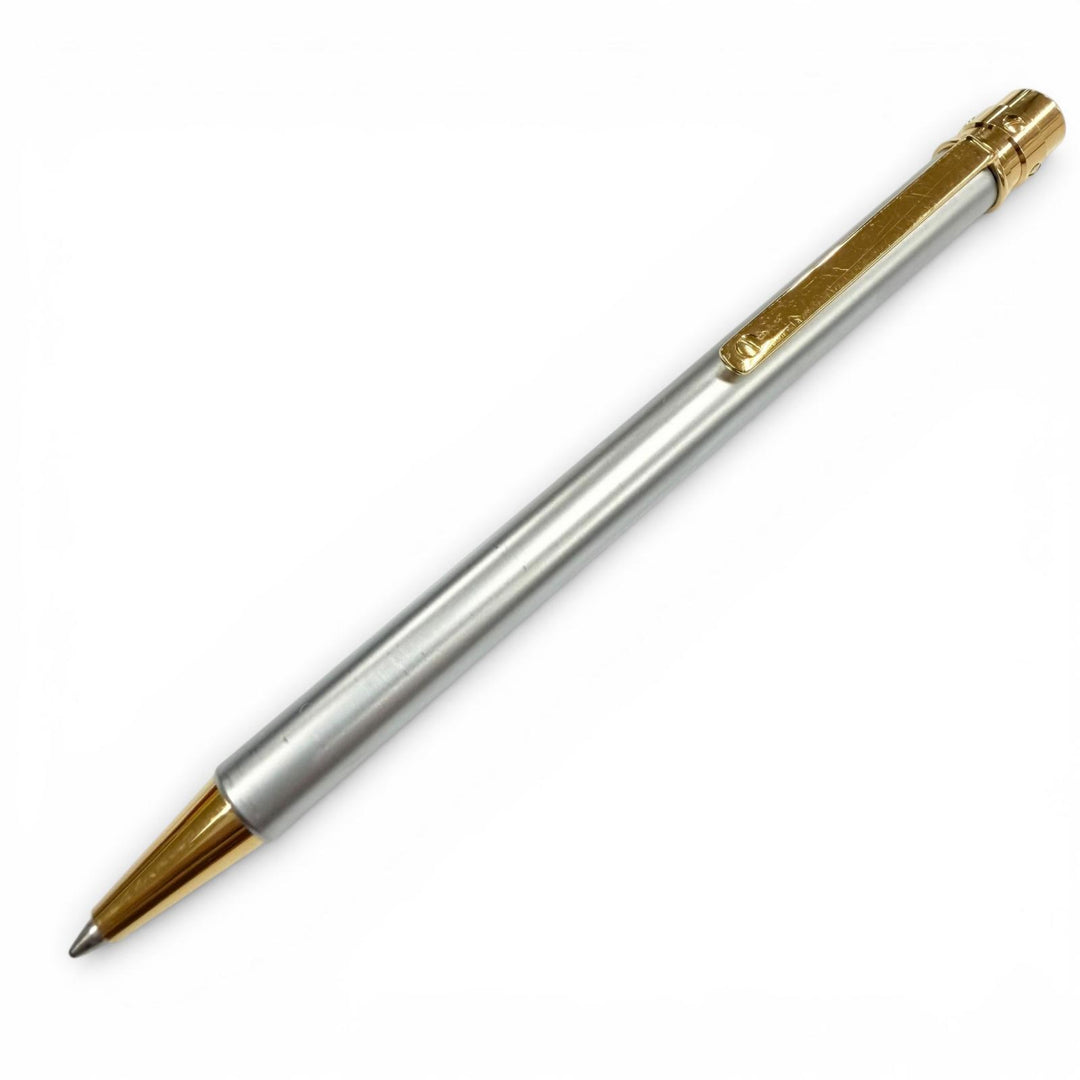Very Good Cartier Ballpoint pen Santos de Cartier Twist type Silver mens
