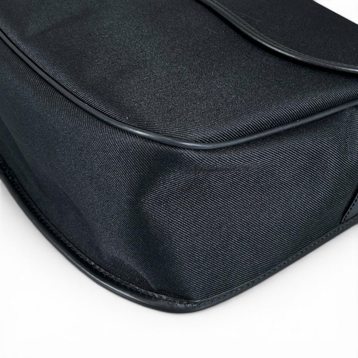 Excellent HUNTING WORLD Messenger bag Safari Today black leather mens