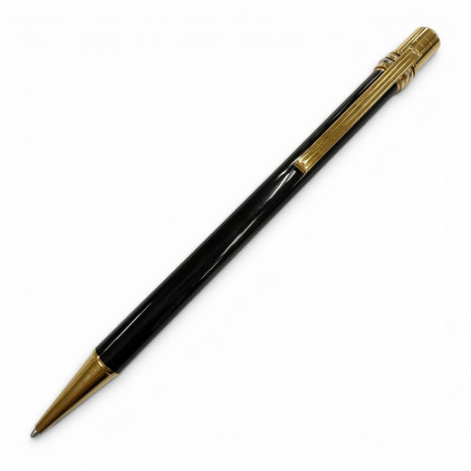 Great Cartier Ballpoint pen Trinity Twist type black mens