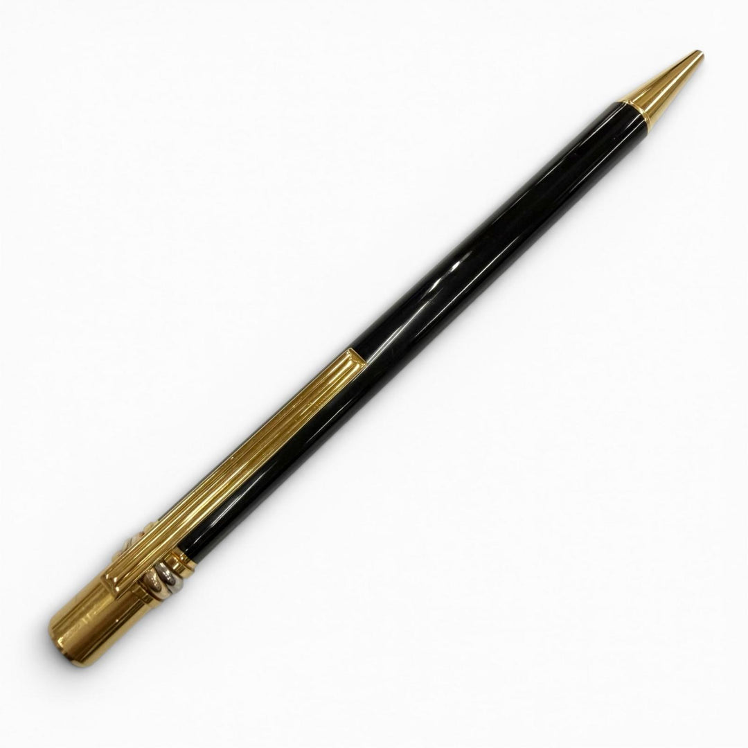 Great Cartier Ballpoint pen Trinity Twist type black mens