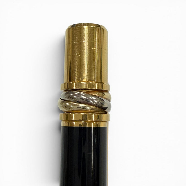 Great Cartier Ballpoint pen Trinity Twist type black mens