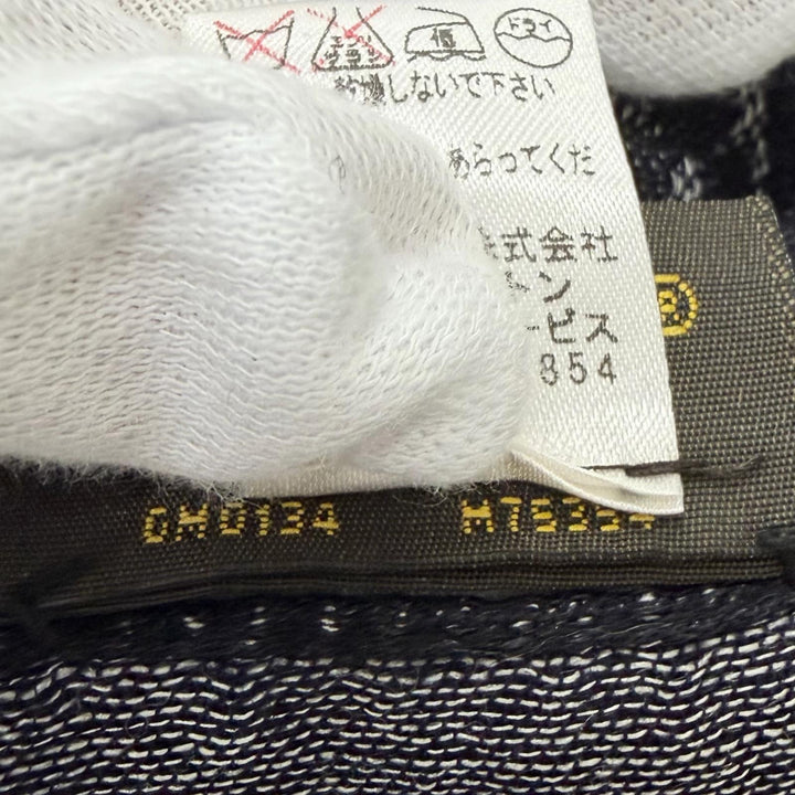 Great LOUIS VUITTON Scarf Etol Monogram Large format stall shawl black