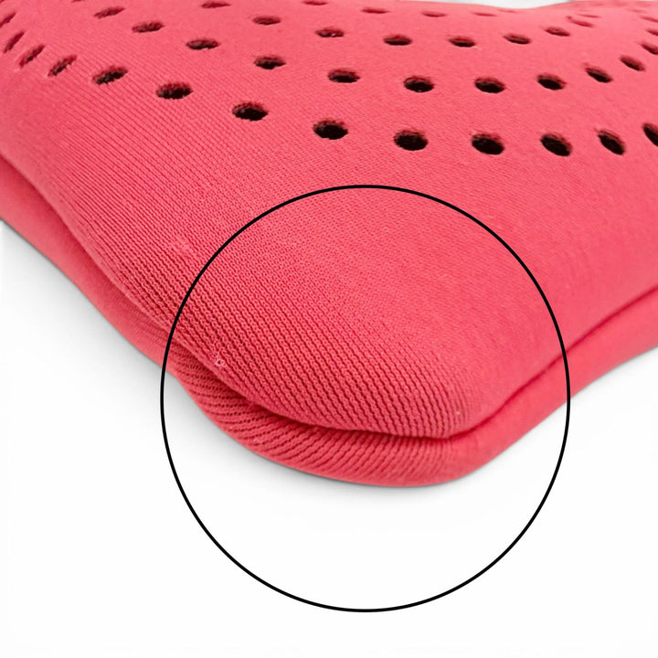 Great HERMES Cosmetics Pouch Neo Banzen au Soleil Pouch pink polyamide Women