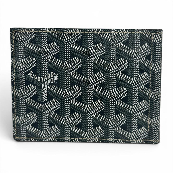 Pristine GOYARD Bifold Wallet SAINT THOMAS Herringbone Pattern Money Clip Women