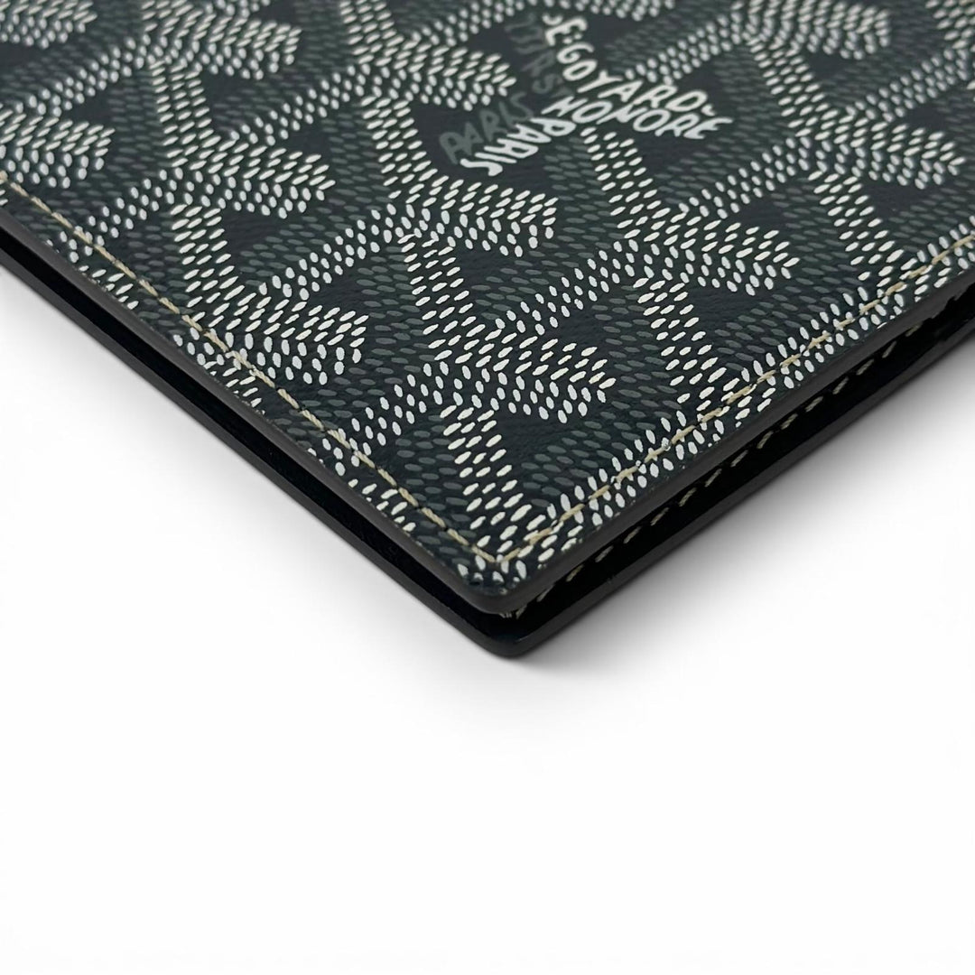Pristine GOYARD Bifold Wallet SAINT THOMAS Herringbone Pattern Money Clip Women