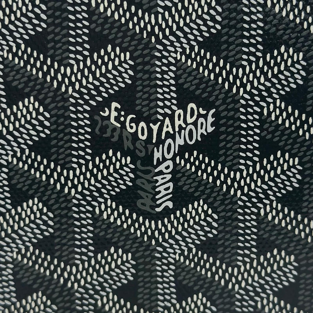 Pristine GOYARD Bifold Wallet SAINT THOMAS Herringbone Pattern Money Clip Women