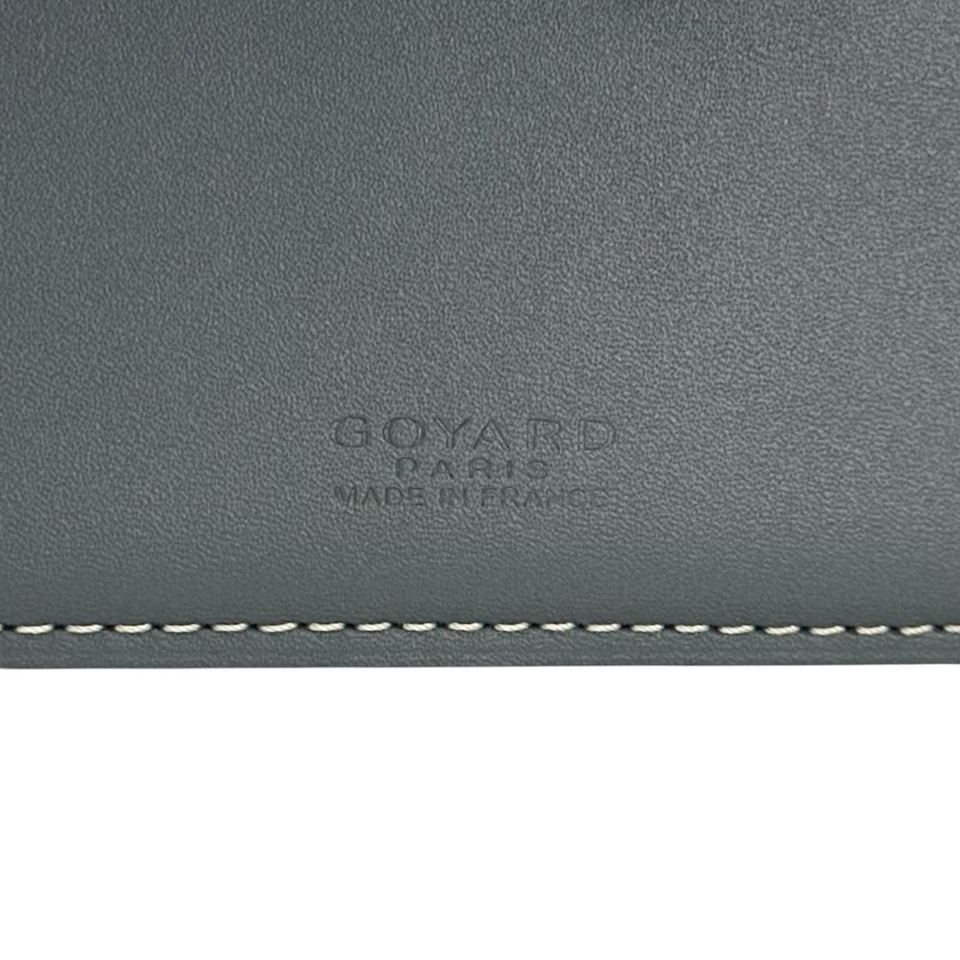 Pristine GOYARD Bifold Wallet SAINT THOMAS Herringbone Pattern Money Clip Women