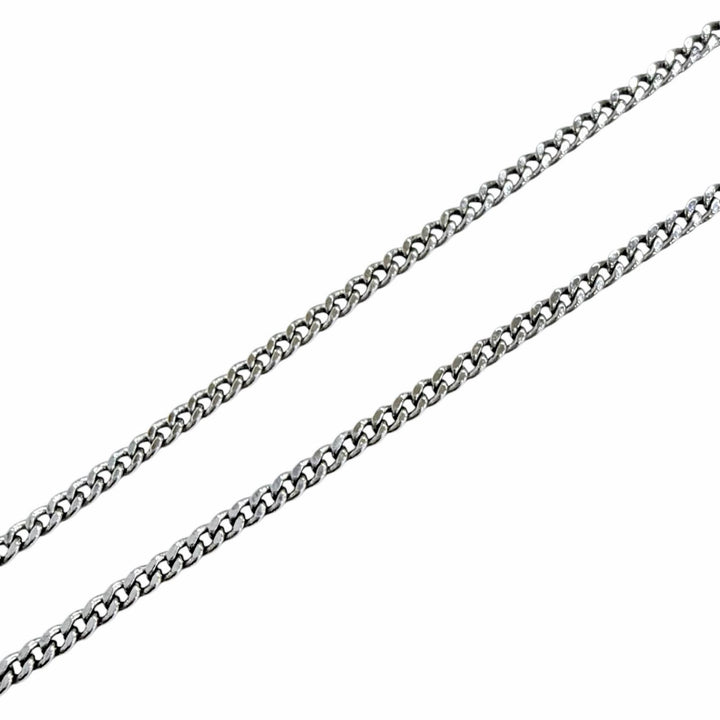 Excellent CELINE Necklace Triomphe Rhinestone Necklace Silver Women 460GB6BZI