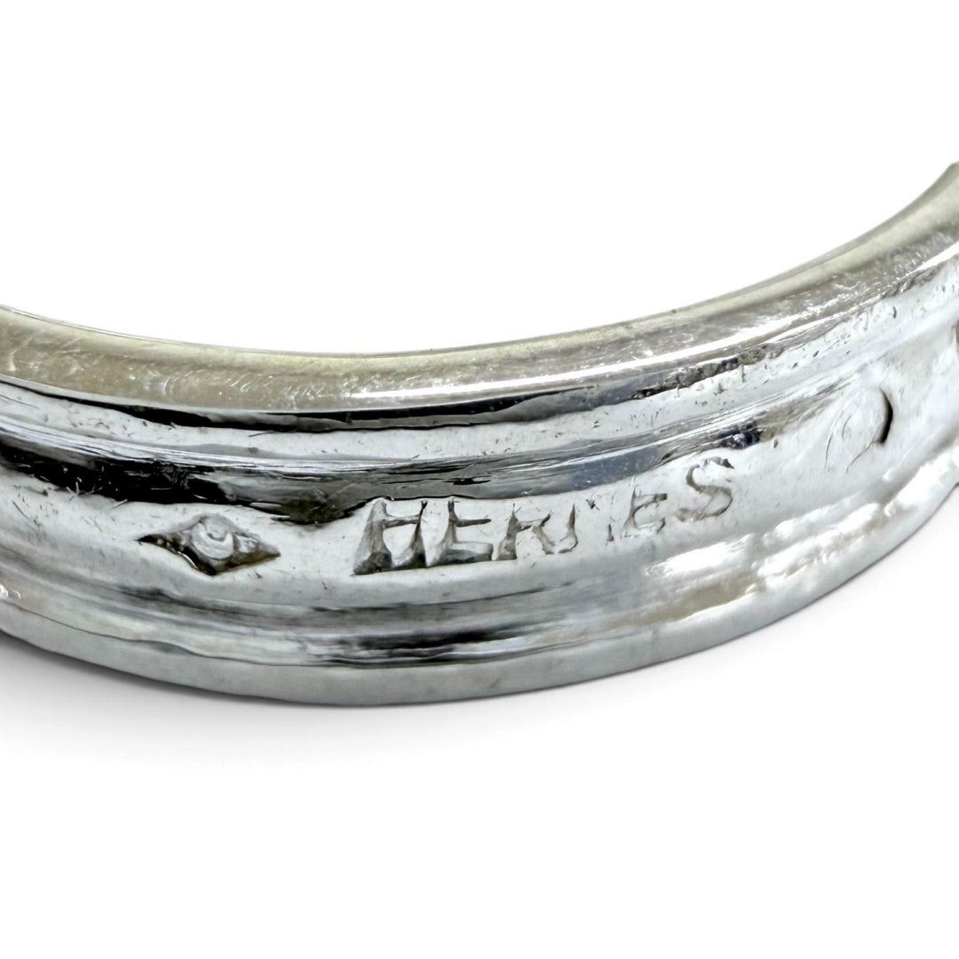 Excellent HERMES Ring ring Ceinture Belt Ring Accessories Silver 925 Women