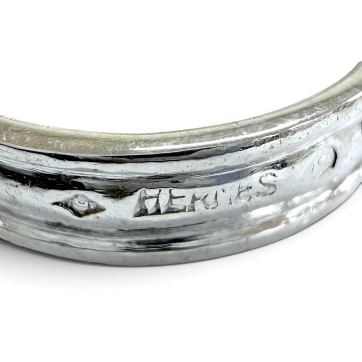 Excellent HERMES Ring ring Ceinture Belt Ring Accessories Silver 925 Women