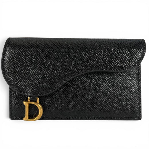 Excellent Christian Dior Coin case SADDLE Cosmos zip card holder S5692CCEH