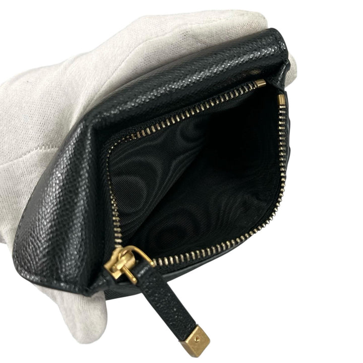 Excellent Christian Dior Coin case SADDLE Cosmos zip card holder S5692CCEH