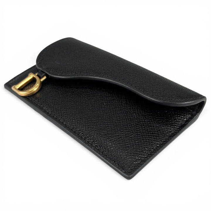 Excellent Christian Dior Coin case SADDLE Cosmos zip card holder S5692CCEH