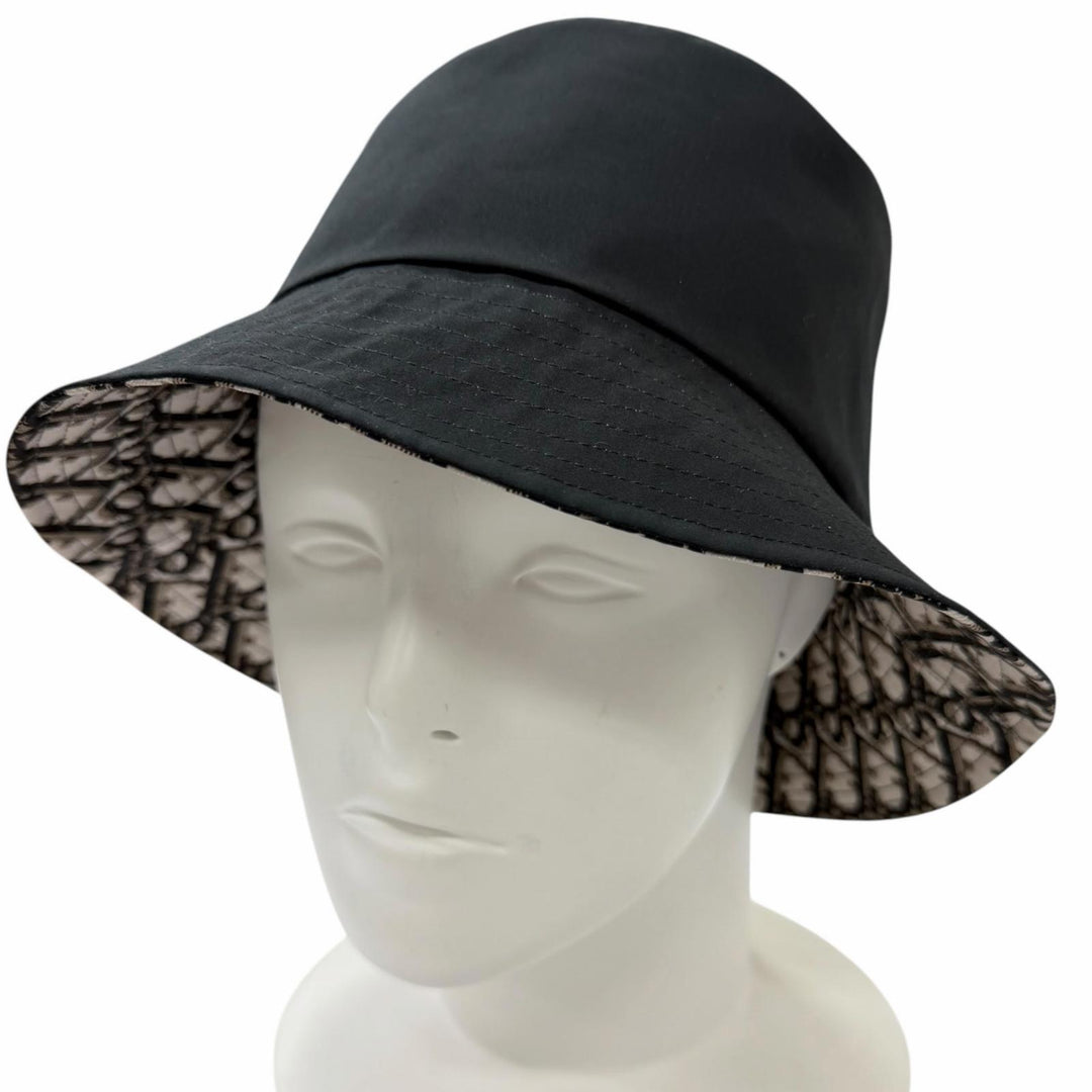 Great Christian Dior hat Teddy-D Oblique Trotter Pattern Reversible Bucket