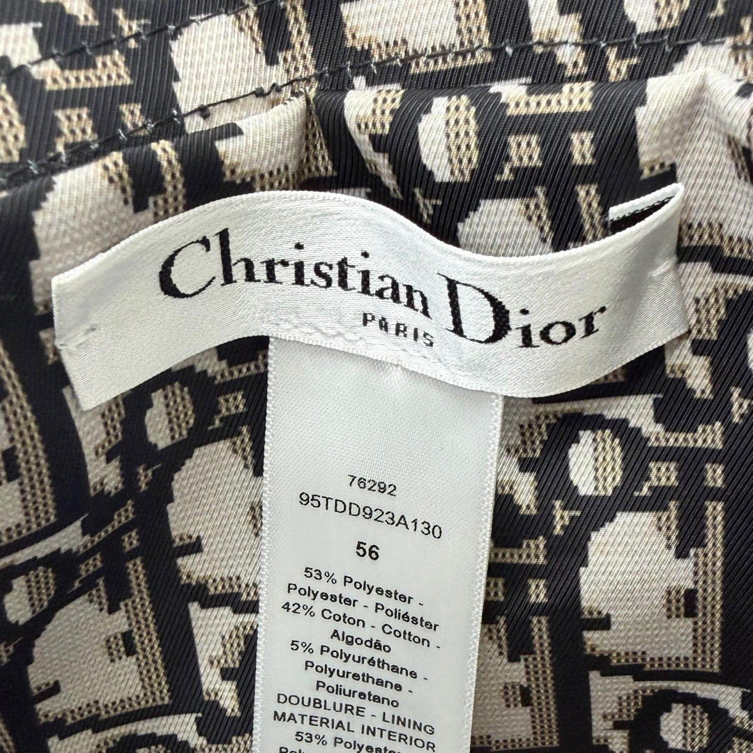 Great Christian Dior hat Teddy-D Oblique Trotter Pattern Reversible Bucket