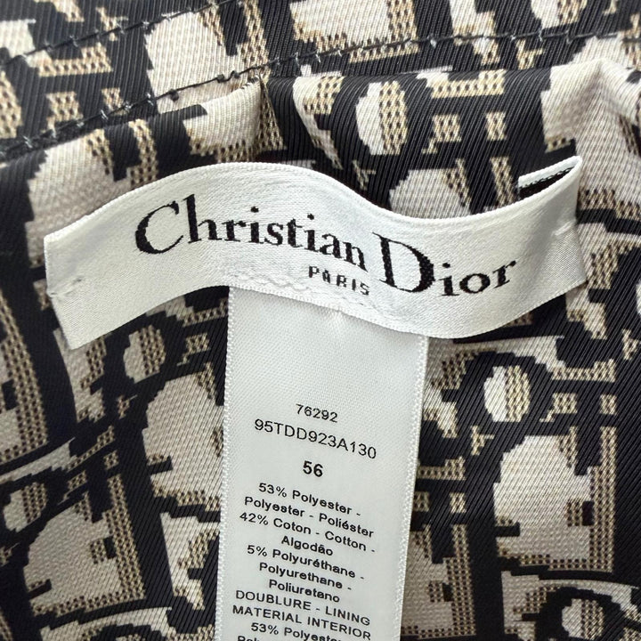 Great Christian Dior hat Teddy-D Oblique Trotter Pattern Reversible Bucket