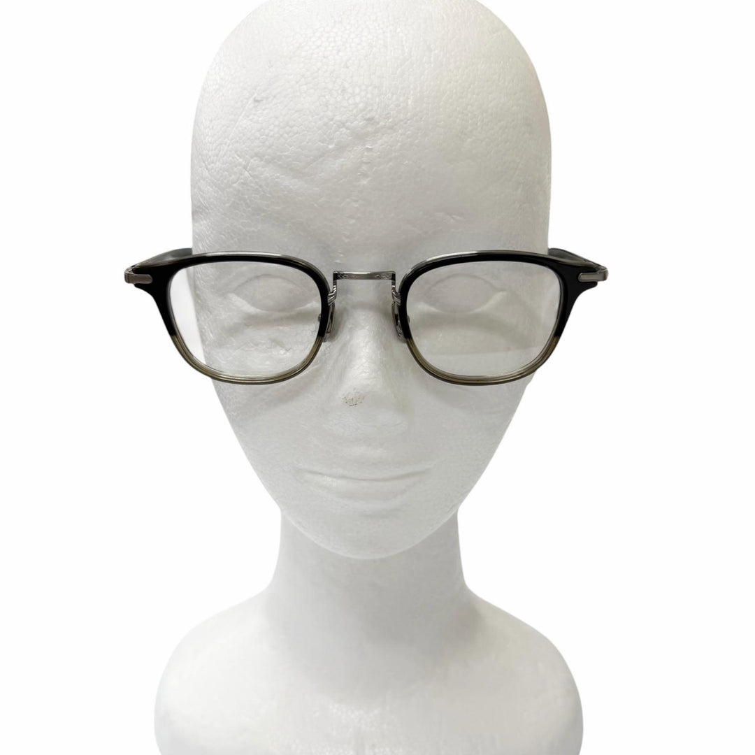 Excellent 金子眼鏡 Glasses Wellington Frame Clear green mens KMP-21