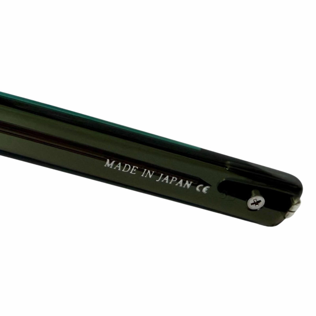 Excellent 金子眼鏡 Glasses Wellington Frame Clear green mens KMP-21