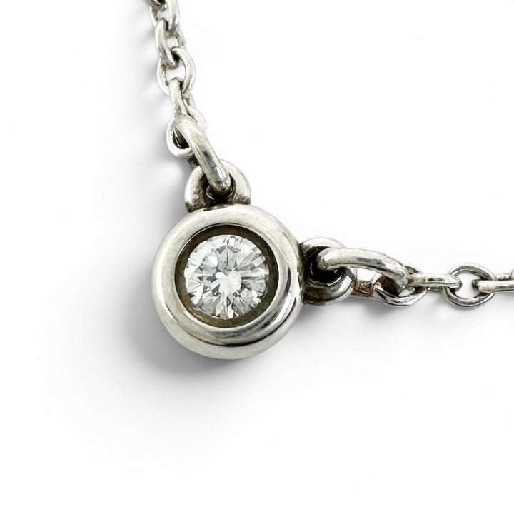 Great TIFFANY&Co. Necklace By the yard Elsa Peretti Silver 925 Women