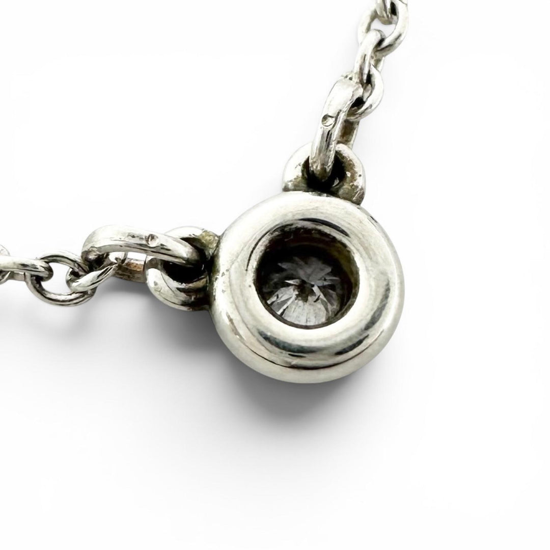 Great TIFFANY&Co. Necklace By the yard Elsa Peretti Silver 925 Women