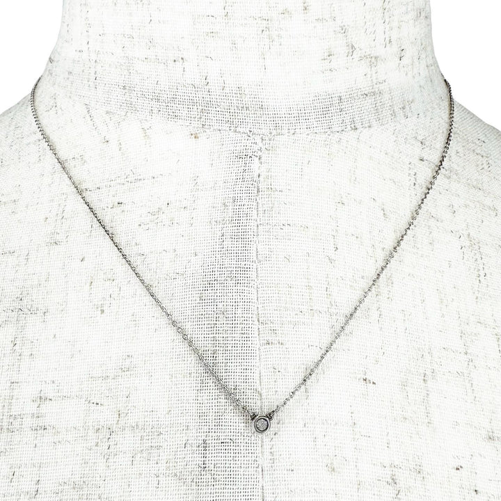 Great TIFFANY&Co. Necklace By the yard Elsa Peretti Silver 925 Women
