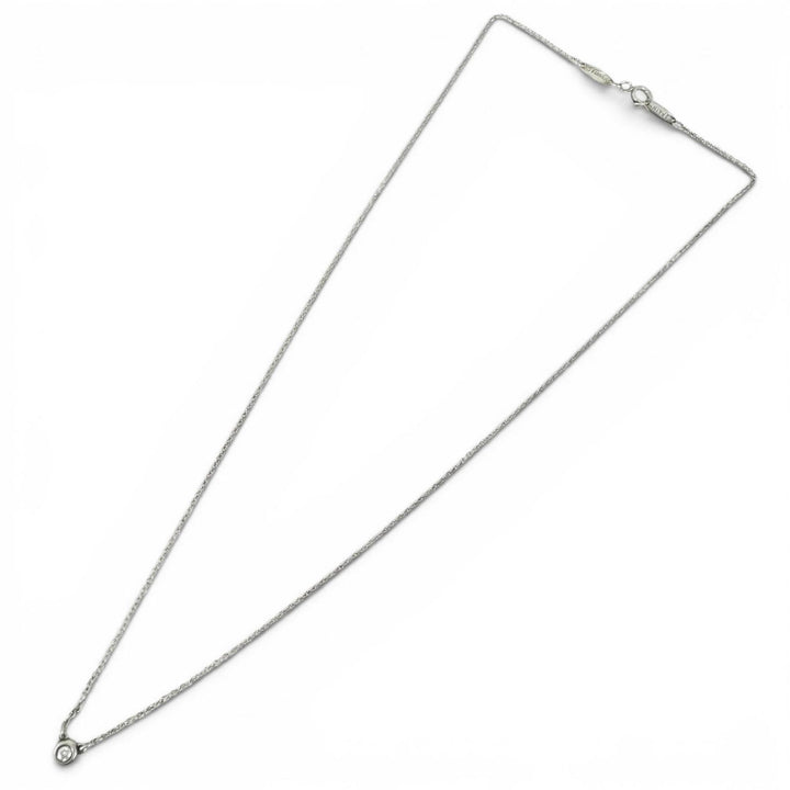 Great TIFFANY&Co. Necklace By the yard Elsa Peretti Silver 925 Women
