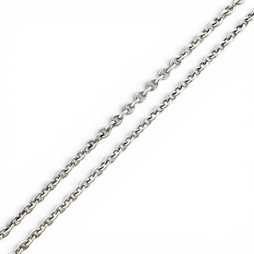 Great TIFFANY&Co. Necklace By the yard Elsa Peretti Silver 925 Women