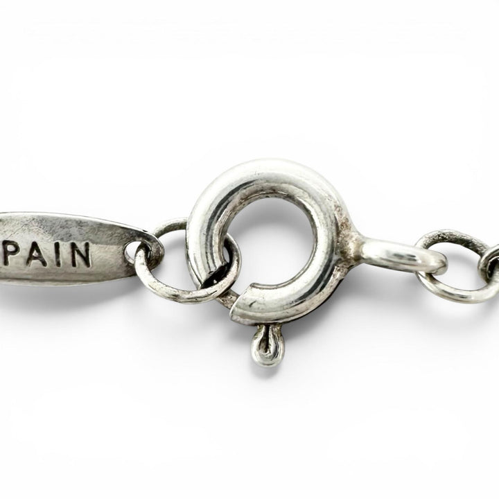 Great TIFFANY&Co. Necklace By the yard Elsa Peretti Silver 925 Women