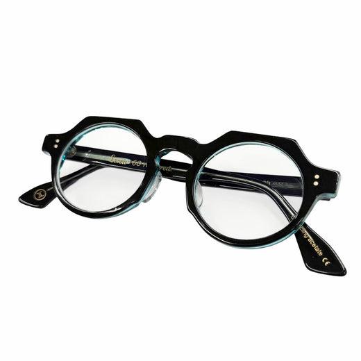 Very Good Lesca Lunetier Glasses Buzz 0.2"" black mens