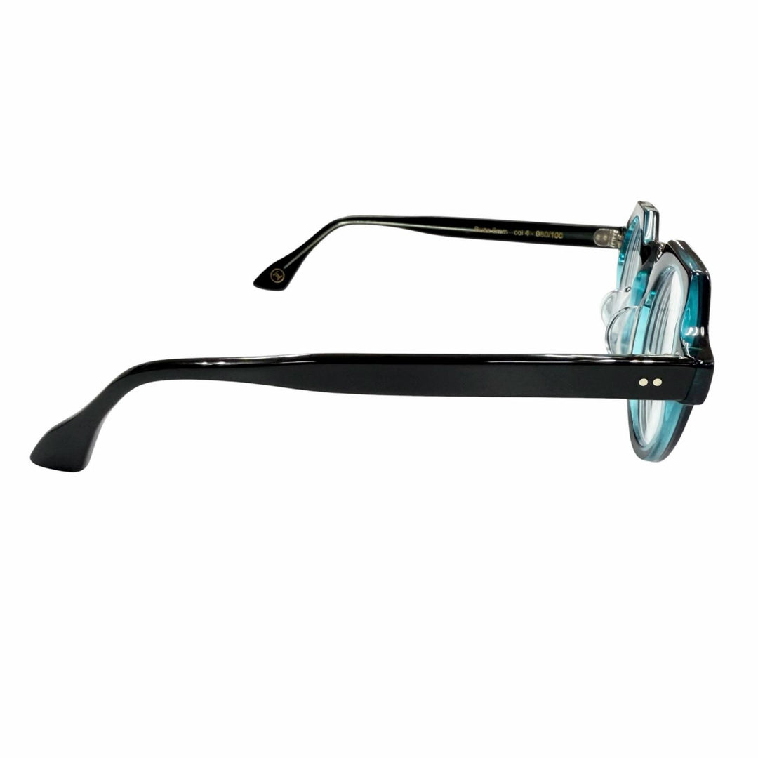 Very Good Lesca Lunetier Glasses Buzz 0.2"" black mens