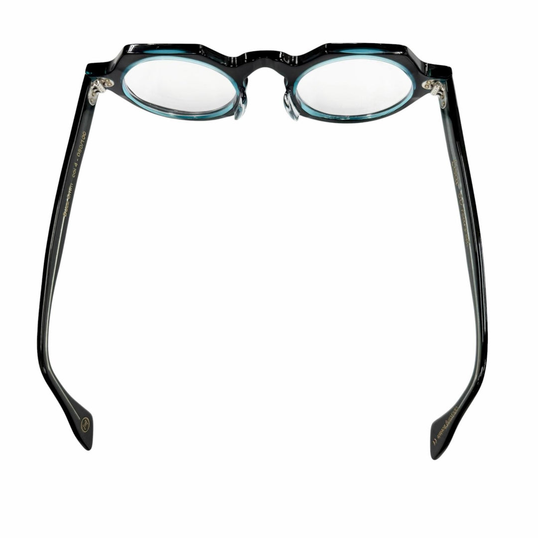 Very Good Lesca Lunetier Glasses Buzz 0.2"" black mens