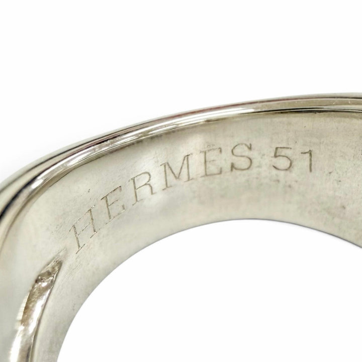 Excellent HERMES Ring ring History ring combination gold 925 Women 51
