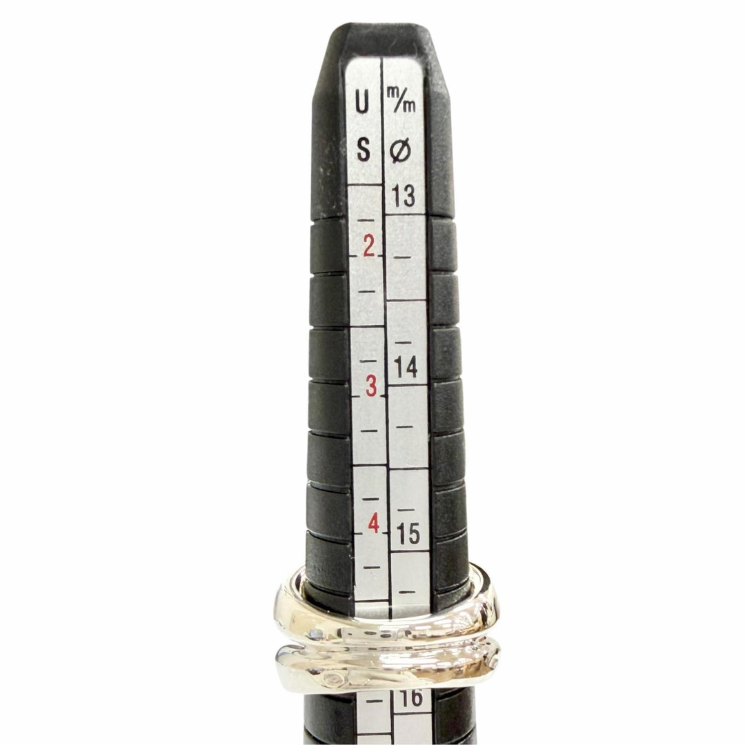 Excellent HERMES Ring ring History ring combination gold 925 Women 51