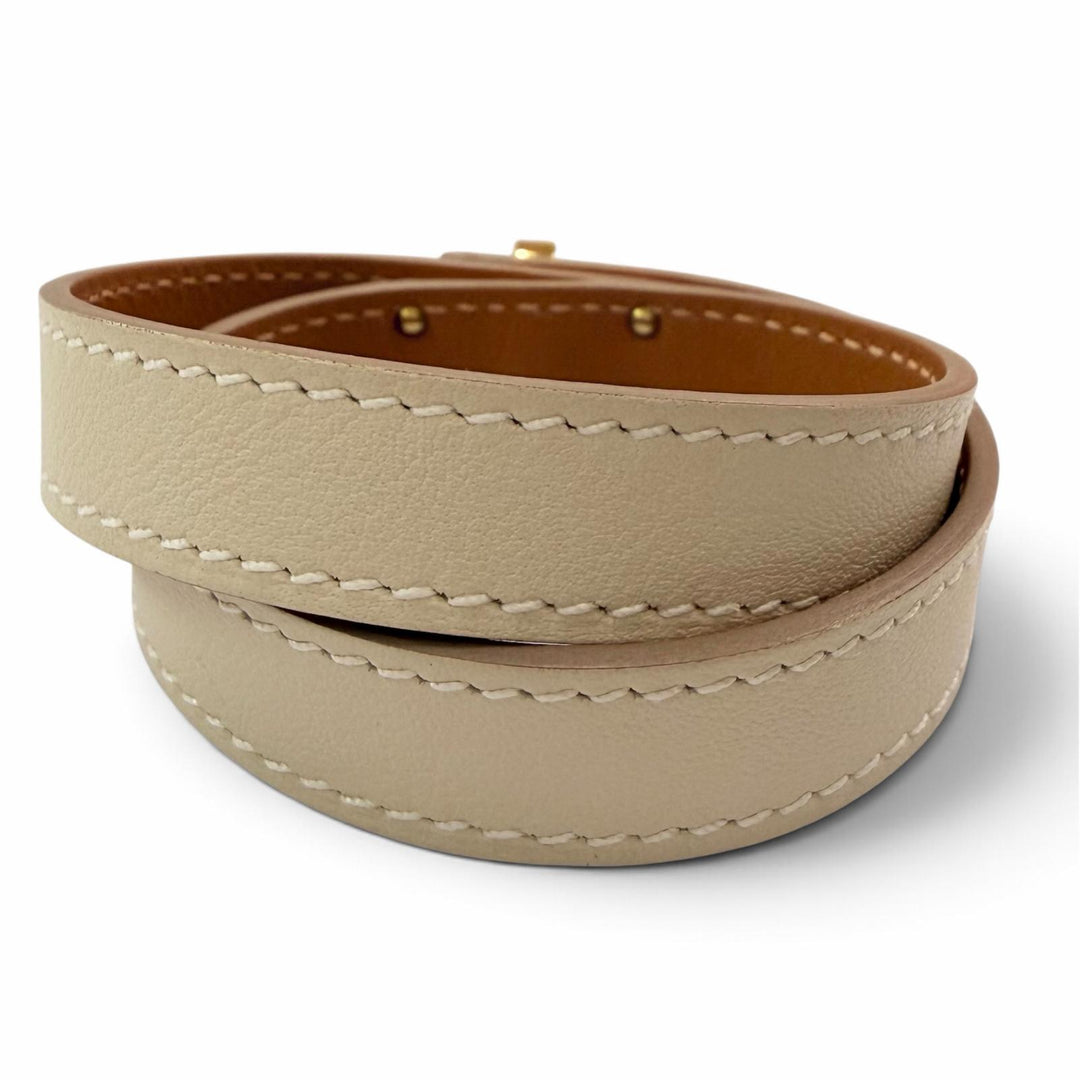 Excellent HERMES bracelet Kelly bag tour Kle Vaux Swift Leather Women