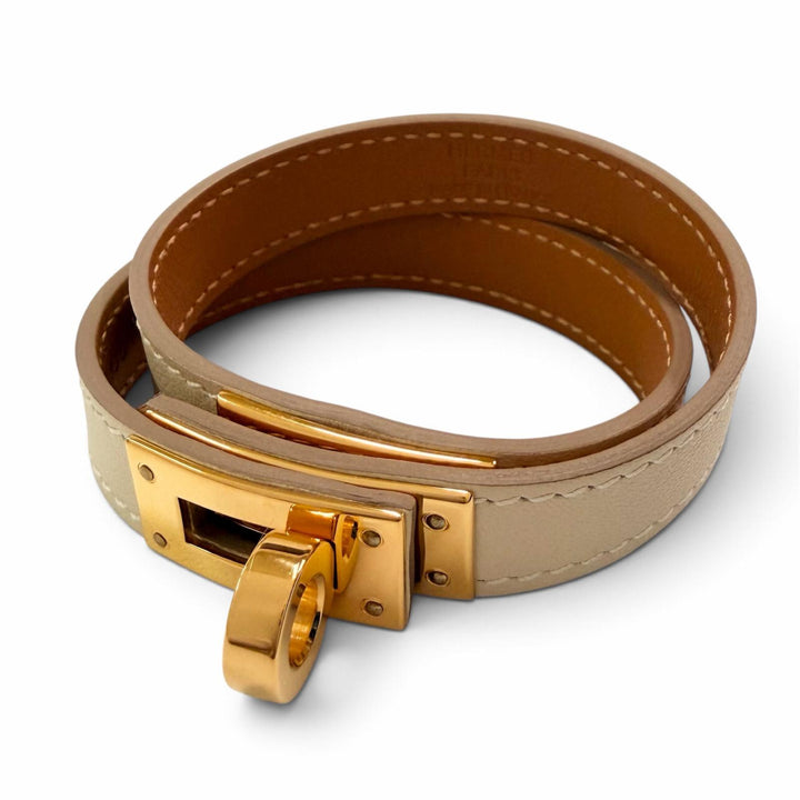 Excellent HERMES bracelet Kelly bag tour Kle Vaux Swift Leather Women