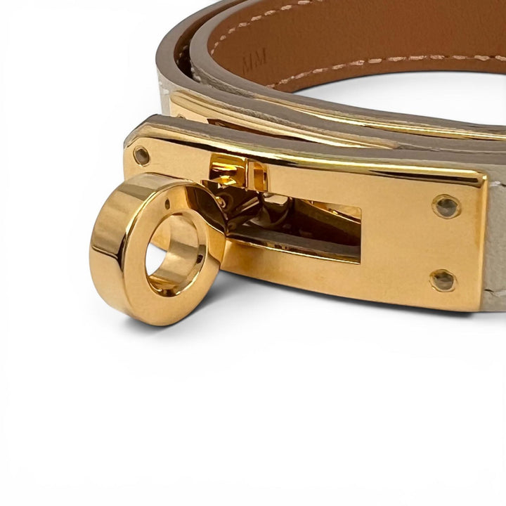 Excellent HERMES bracelet Kelly bag tour Kle Vaux Swift Leather Women