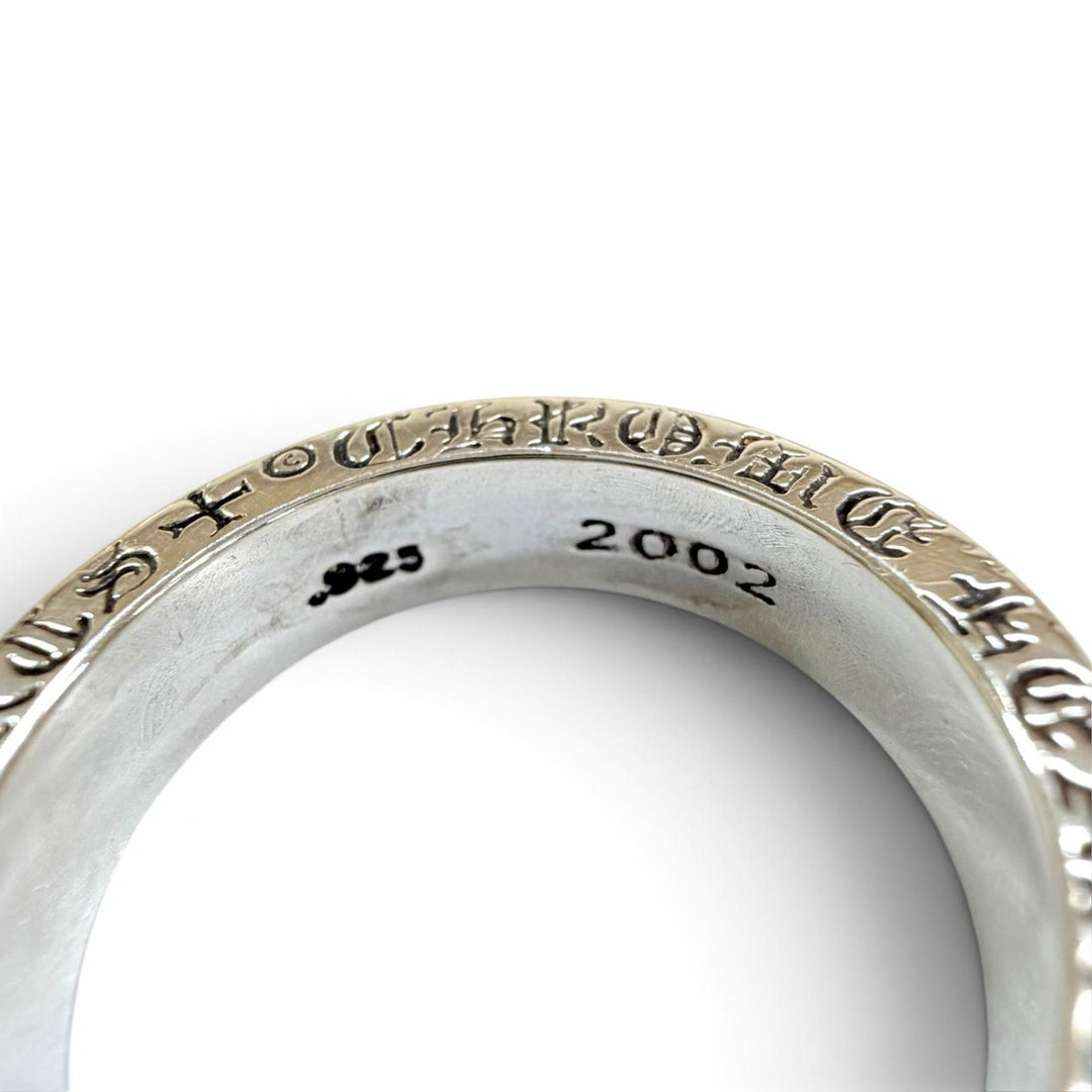 Excellent CHROME HEARTS Ring ring SPACER PLN 0.2"" Spacer Plane Silver 925 mens