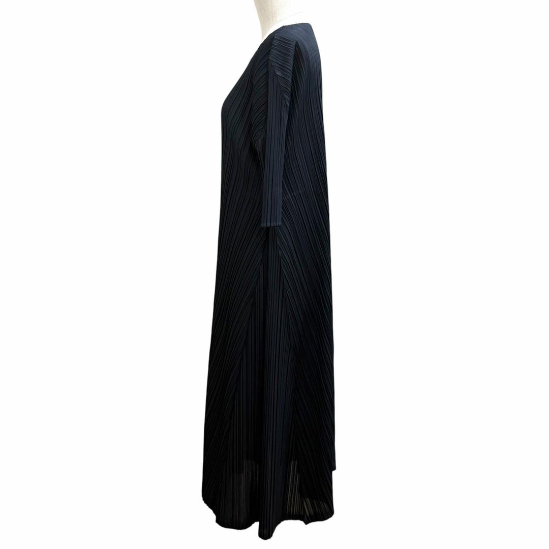 Excellent PLEATS PLEASE one piece Dark navy polyester Women 4 PP51JH285