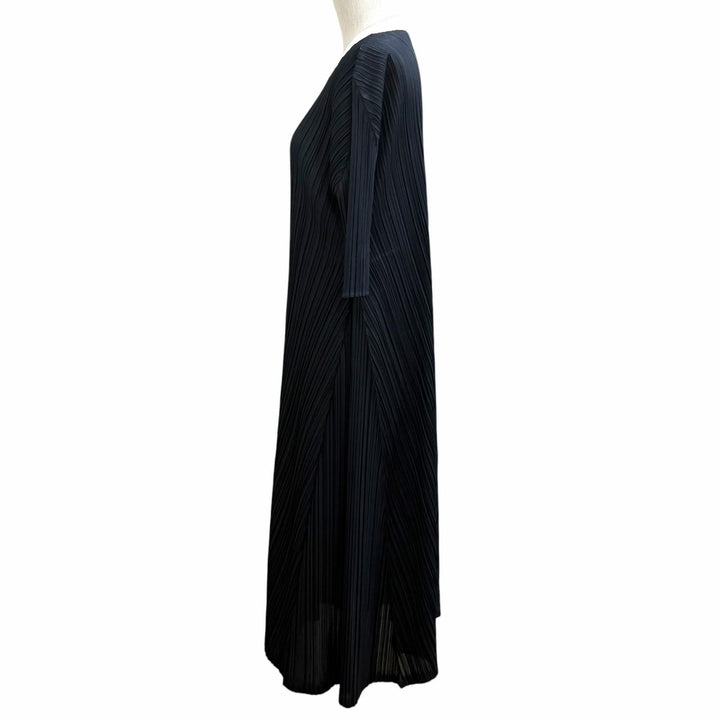 Excellent PLEATS PLEASE one piece Dark navy polyester Women 4 PP51JH285