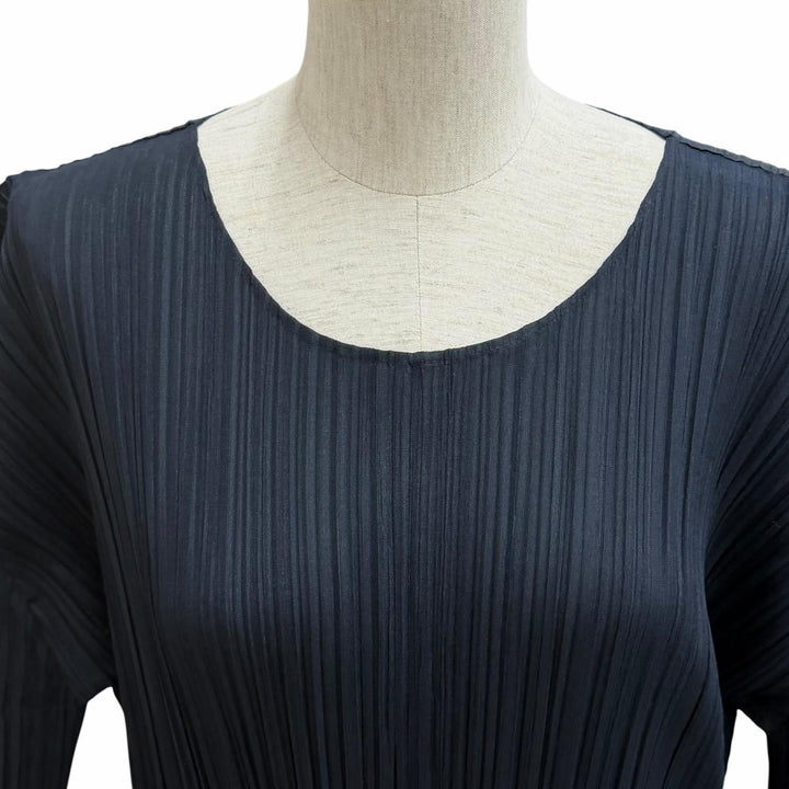 Excellent PLEATS PLEASE one piece Dark navy polyester Women 4 PP51JH285